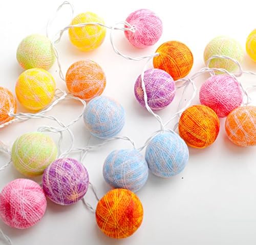 Marai マーライ 日本未発売 コットンボールライト インテリア B ボールライト カラフル