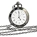 YouYouPifa Fashionable Open Cover Roman Numerals Carved Big Pocket Watch