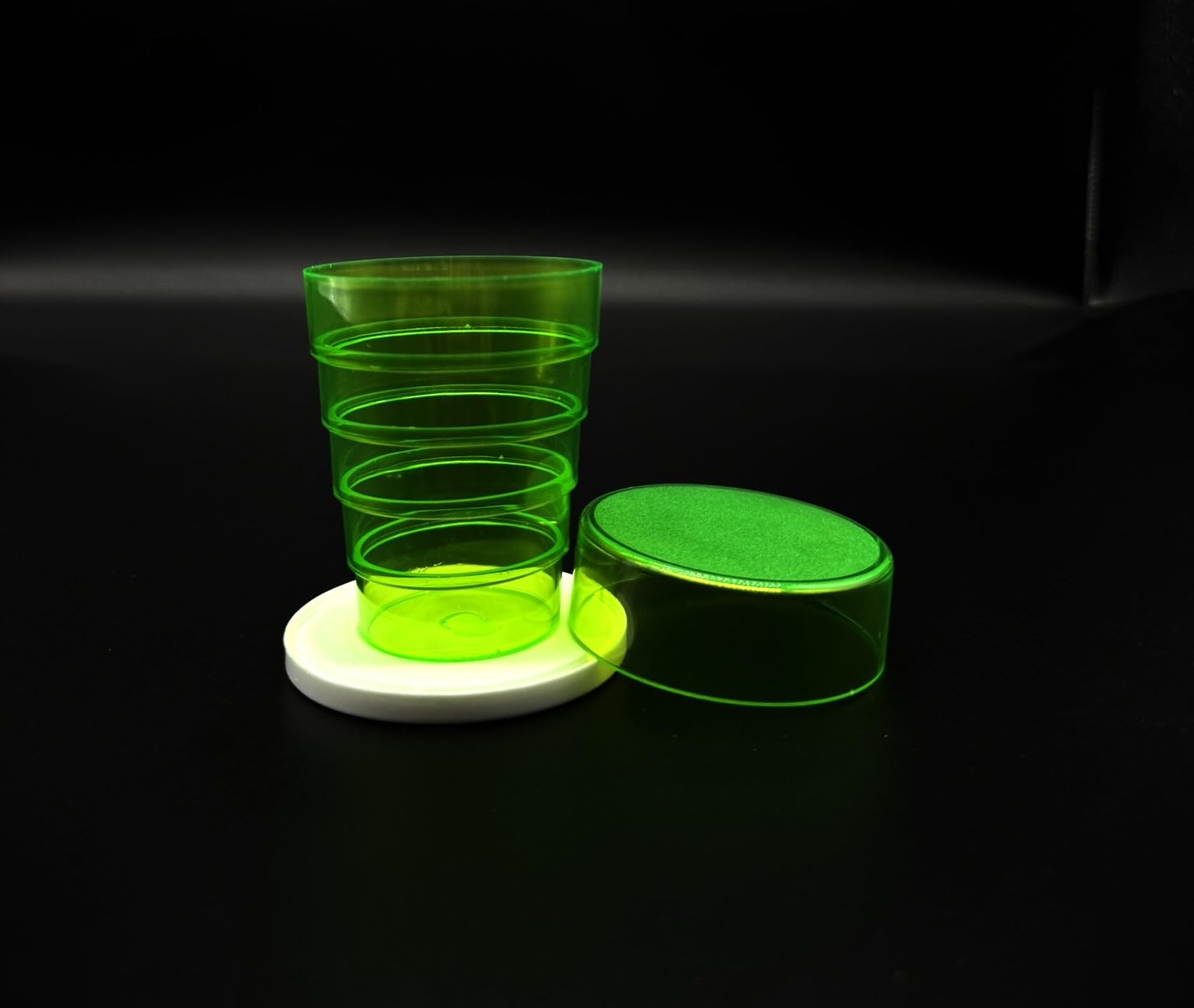 Kimmel Folding Cup Transparent Green One Size