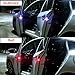 CJRSLRB 4Pcs Car Door LED Warning Light, Universal Wireless Car Door Safety Warning Light for Anti Rear-End Collision (Red)