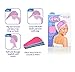 The Cap Wrap- Universal Shower Cap & Hair Towel, All-in-One. One Size Fits All