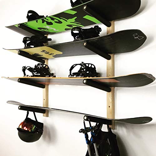 Snowboard Wall Rack Mount (Holds 4 Boards) - Thumbnail 3