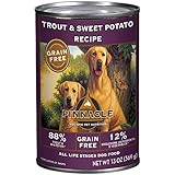 Pinnacle Grain Free Trout and Sweet Potato Wet Dog Food (Pack of 12), 13 oz.