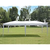 NSdirect EZ Easy Pop Up Canopy Tent Outdoor Portable Party Tent with Carrying Case/Bag Adjustable Folding Gazebo Pavilion Wedding Patio Shelter (10 x 20 ft White)