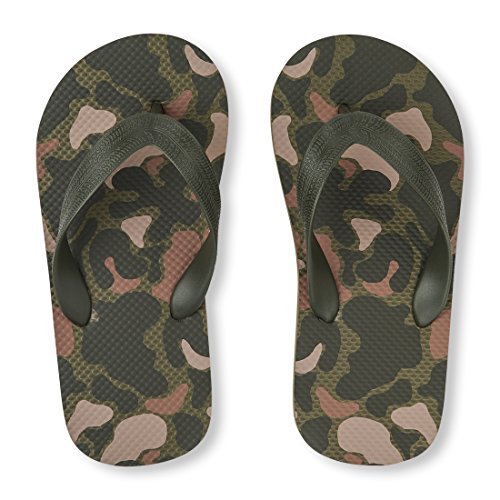 The Children's Place Kids' BB Camo FF Flat Sandal