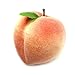 ALEKO 6AFPCH Decorative Realistic Artificial Fruits - Package of 6 Peaches