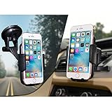 Car Mount,JAMRON 2-in-1 Universal Car Phone Mount Holder For Windshield Dashboard or Air Vent With Metal Vent Mount and Big Strong Suction Cup for iPhone 7/7 plus/6/6+/6s/6s plus/5s,Samsung S7/Note 5
