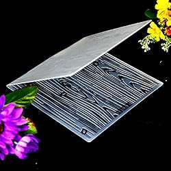 Kwan Crafts Wood Grain Plastic Embossing Folders