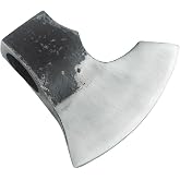 Forged Viking Axe Head Only High Carbon Steel Bushcraft Axe Hatchet Head for Outdoor Survival Hiking Camping Wood Chopping