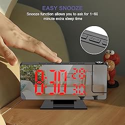 JXTZ Projection Alarm Clock, Alarm Clock Projection