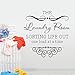 The Laundry Room Sorting Life Out One Load at a Time Wall Quote Vinyl Mural Art Decal Romoveable Black Carved Home Decal Sticker (Black)