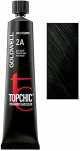 Goldwell Topchic Hair Dye 1 Tube 60 ml 2A Blue-Black Permanent Color