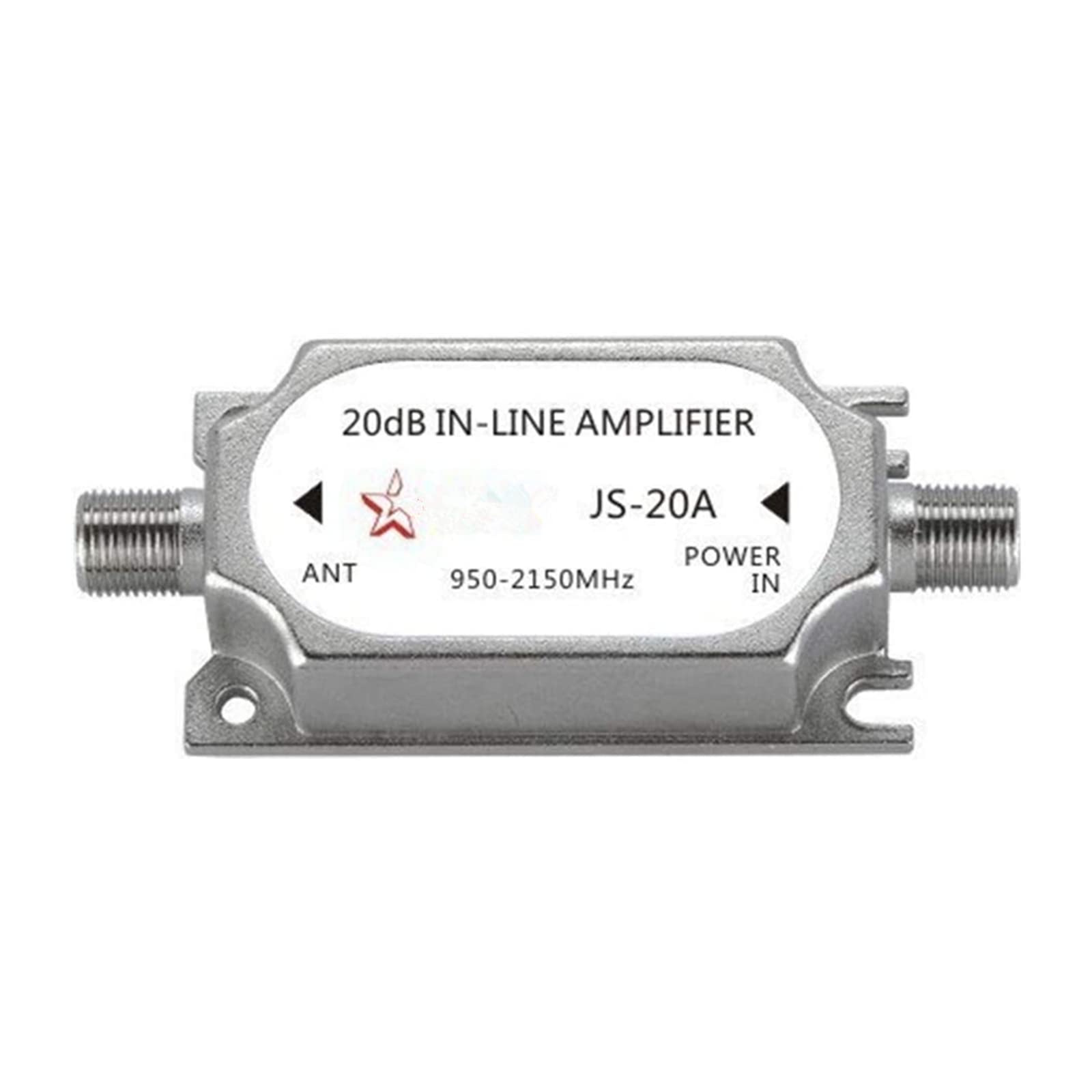 Photo 1 of SaferCCTV Satellite 20Db Gain Inline Amplifier 950-2150MHZ Satellite Signal Booster Replacement for Dish Network Antenna AMP Directv FTA RG6 Cables