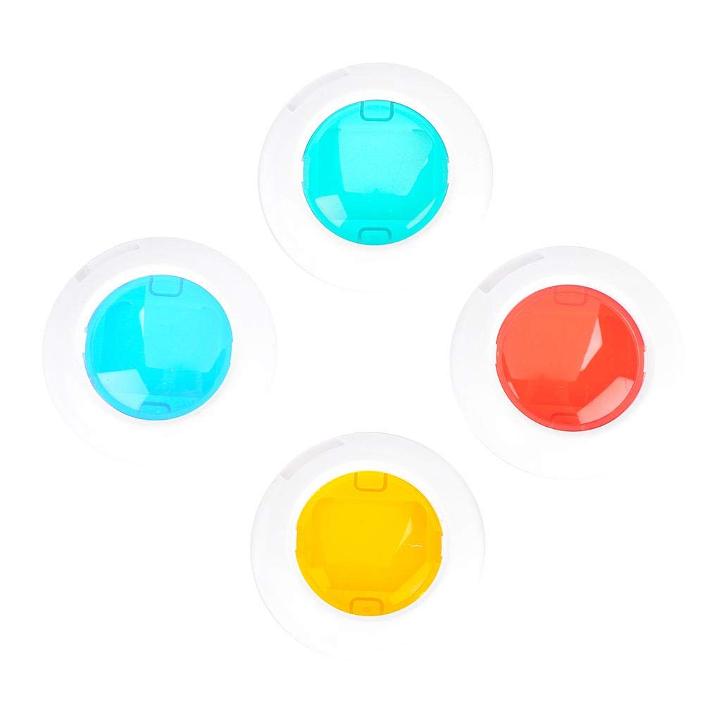 Color Filters,4 Colors Instant Camera Flashlight Flash Filters Set for Mini 7S/8/8+/9,Can Diffuse The Light of Flash Evenly and Change The Color Temperature(Pure)