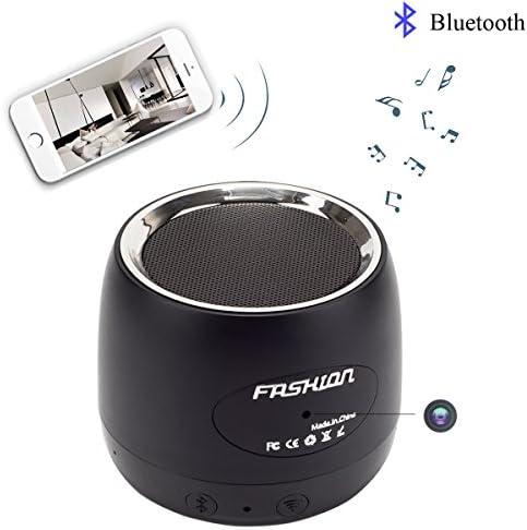 DARETANG 1080p Hd Wifi Bluetooth Speaker Hidden Camera,Online Monitoring Home Security Nanny Cam with Night Vision,With Free Android/Ios App Support 128Gb Micro SD Card(Not Included)