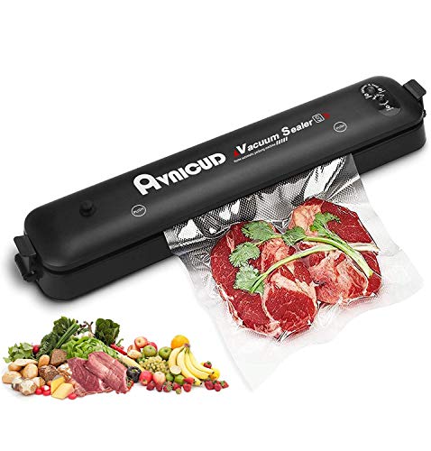 Vakuumiergerät, Vakuumierer für trockene und feuchte Lebensmittel Super Saugleistung Vacuum Sealer Leichtes…