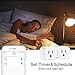 Smart Plug Gosund WiFi Dual Extender Outlet Compatible with Alexa Google Assistant, Mini 2 in 1 Smart Socket with Remote Control Individually, No Hub Required,2 Pack