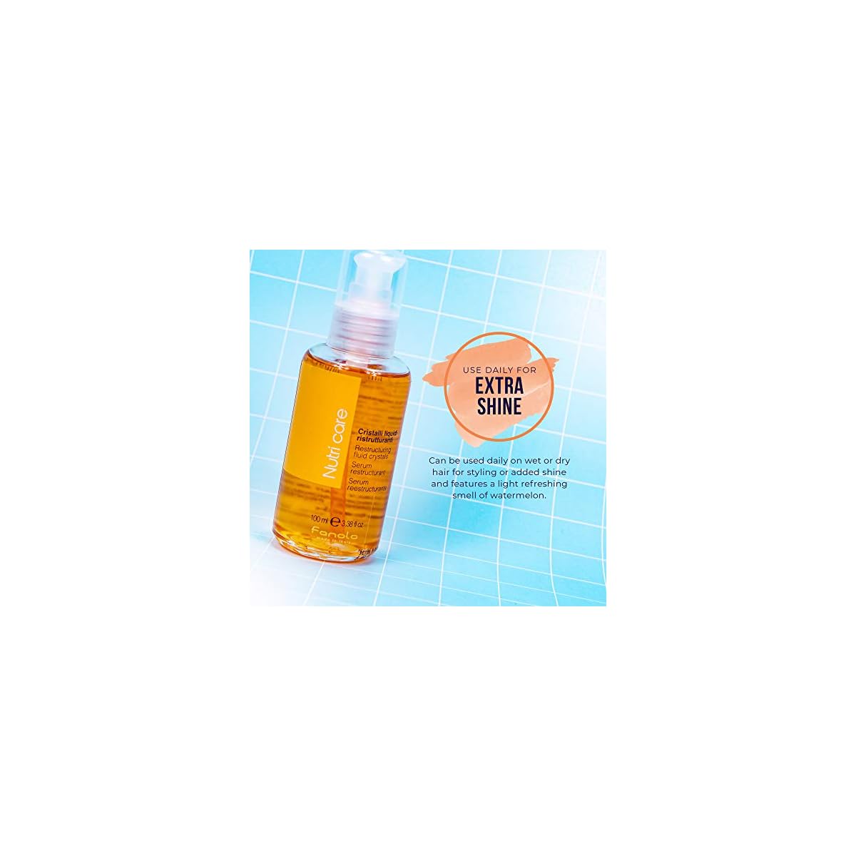 Fanola Nutri Care 100 Ml Restructurin Fluid Crystals Sense