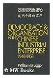 Democracy Orgn Chnse Enpse, Brugger, William E., 0521207908