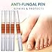 Nail Repair Pen,Toenail Treatment, Toenail Care,Toenail and Nail Care Solution, Toenail and Nail Renewal, Fixes and Restores Discolored and Damaged Nails 4 pcs