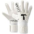 T1TAN Classic 1.0 White-Out Junior Soccer Gloves Kids - Goalie Gloves for Goalkeeper - Football - Kids & Youth