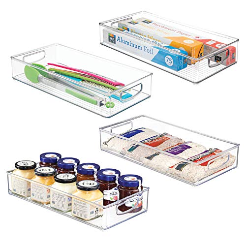 Contenitore Cucina IDesign - Plastica Trasparente, 25x10x15 Cm, Organizer