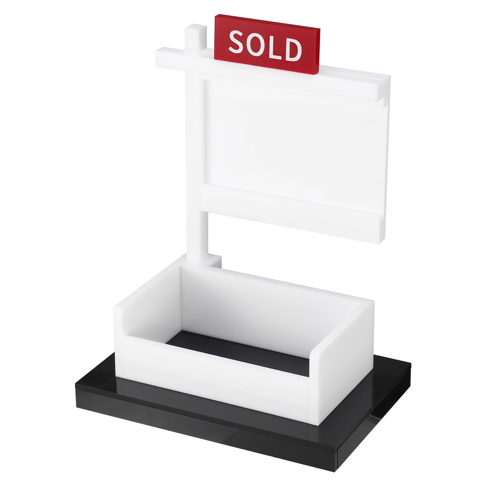 Realtor Sign Storage FRIUSATE Real Estate Business Card Holder Display Sold Sign for Realtor ...
