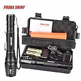 8000 lumens DBHAWK G700 X800 CREE XML T6 LED Zoom Tactical Military Flashlight Super Torch Set,Including Fluorescent stick+Solar Power Torch Key Chain
