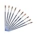 10 Pcs/Set Paint Brush Set Nylon Blue Brush Kid Watercolor Drawing Painting By Team-Management