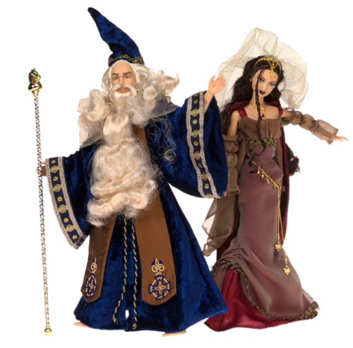 Barbie Magic & Mystery Collection; Merlin and Morgan le Fay Doll Set by Mattel