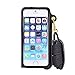 iPhone 6 6S Case, Welity Detachable Lanyard PU Leather Hanging Neck Strap Kickstand Case Cover with Card Slots & Earphone Winder Function for Apple iPhone 6/6S 4.7-inch (Black)