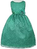 AkiDress Lovely Floral Lace Flower Girl Dress for