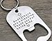 Melix Home Godfather Gifts Godfathers are a blessing .Thank You or Being Mine Bottle Opener Keychain (White)