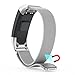 GELISHI for Garmin Vivosmart HR,Accessory Metal Case + Adjustable Watch Replacement Band Fit for Garmin Vivosmart HR Silver (No Tracker)
