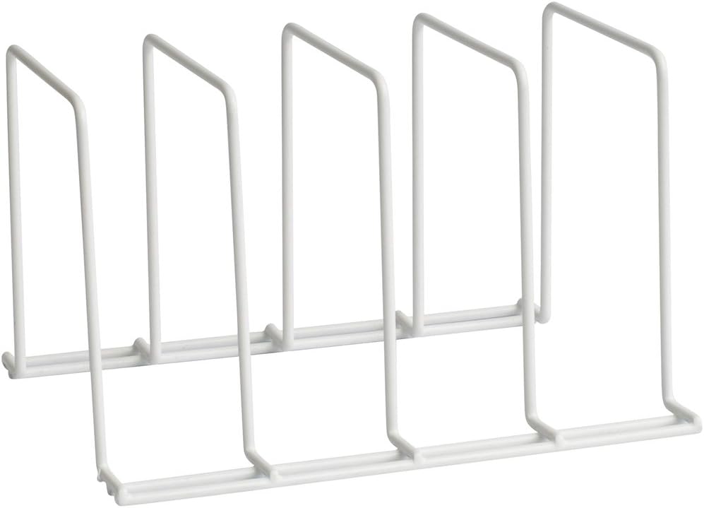 simplywire - Baking Tray and Chopping Board Rack - Pan Storage - Kitchen Cupboard Organiser - White, 1 Pack - Image 3