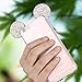 iPhone 7 Plus Case, Lovely Animal 3D Glitter Bling Mouse Ears with Sparkly Diamond Soft Rubber Clear Case for iPhone 7 Pro/7Plus 5.5 Inch