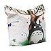 Newplenty Ladies Zippered Light Shoulder Shopping Tote Bag Handbag Beach Satchel (Cute Totoro)