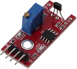Fudeshe KY-024 Linear Magnetic Hall Switch Sensor Module 5V for Arduino (2 Pack) view 4