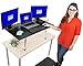 Stand Steady Mega Standing Desk - Stand Up Desk Topper - Instantly Convert Any Surface to a Standing Desk - Easy Assembly No Tools Required! Largest Desk Converter (39.5