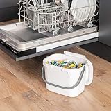 Addis Everyday Kitchen Food Waste Compost Caddy Bin 4.5 Litre Pomegranate view 5