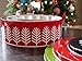 Hallmark Home Holiday Round Nesting Tins (Set of 3), Red, Green, and Black Patterned Trees