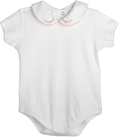 peter pan collar onesie girl