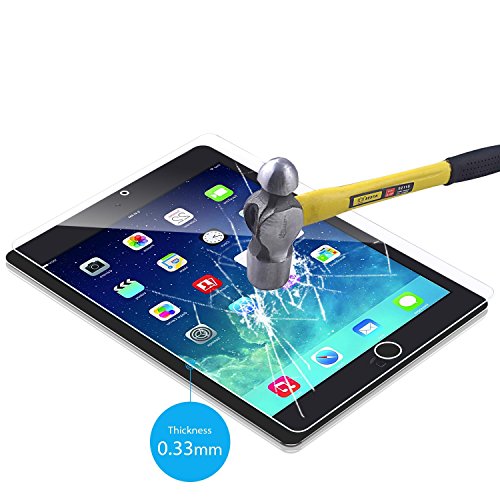 JETech iPad 2017 9.7-inch, iPad Air, iPad Air 2, iPad Pro 9.7 Tempered Glass Screen Protector Film - 0338