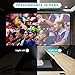 Home Cinema Led Projector - VTHENK Mini Video Projector 2600 Lux 1080P Full HD with 180