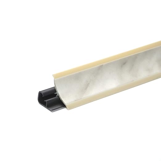 [DQ-PP] MUSTER Winkelleisten Marmor Carrara für Küchen 23mm x 23mm Arbeitsplatten Grundprofil Abschlussleiste
