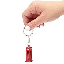 Juvale 6-Pack London Keychain Souvenir Gifts