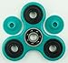 TSAAGAN Hands Spinner Focus Toy Fidget Spinner Black Ceramic Stainless Steel Hybrid Bearings Spinner SS-Teal