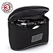 USA Gear Small Camera Pouch Compatible with Canon Elph 360, Pixpro FZ55, FZ45, Sony Cybershot, Camkory & More Compact Cameras - Belt Loop Case with Weather Resistant Exterior, Pocket for SD Cards