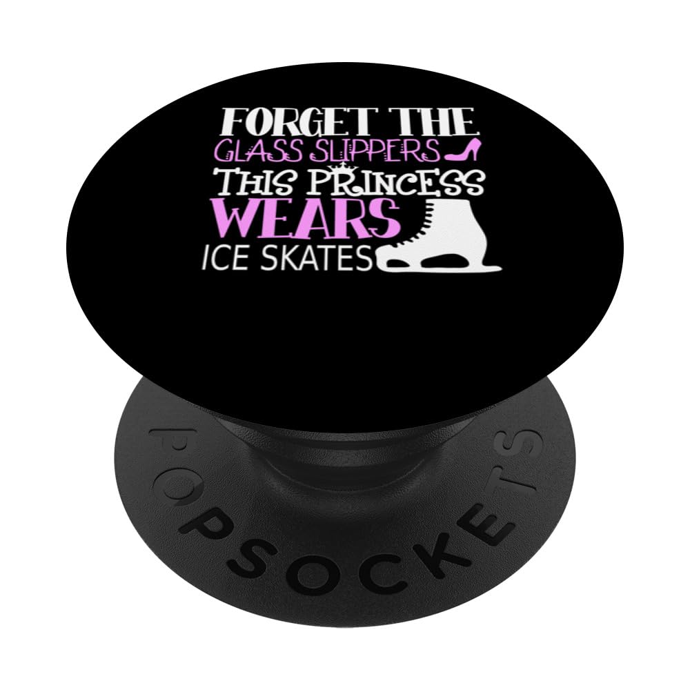 Forget the Glass Slippers This Princess Wears Ice Skates PopSockets Adhesive PopGrip