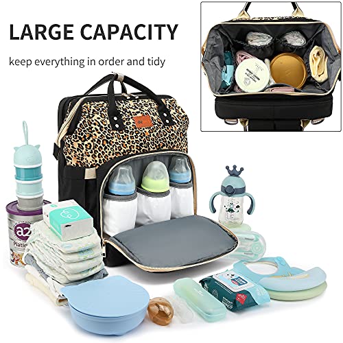 DEBUG Baby Diaper Bag Backpack with Changing Station for Boy Girl, Baby